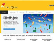 Tablet Screenshot of hapegitim.net